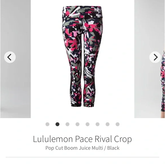 Lululemon Pace Rival Crops - Picture 6 of 7